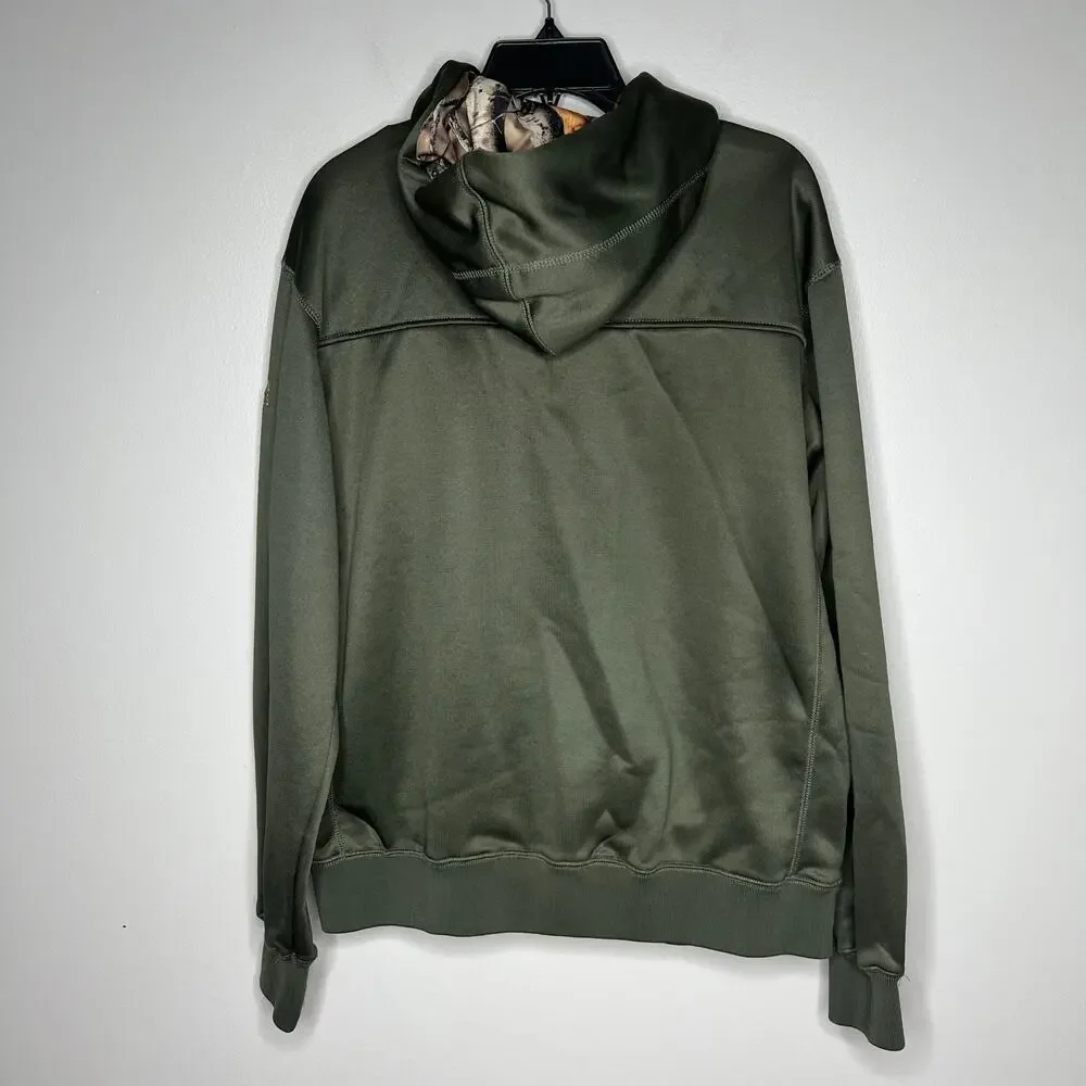 Legendary Whitetails Men's Doubletime‎ Performance Full Zip Hoodie Sweatshirt M